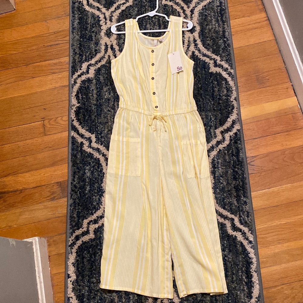 🔥NWT wide leg child’s tank romper